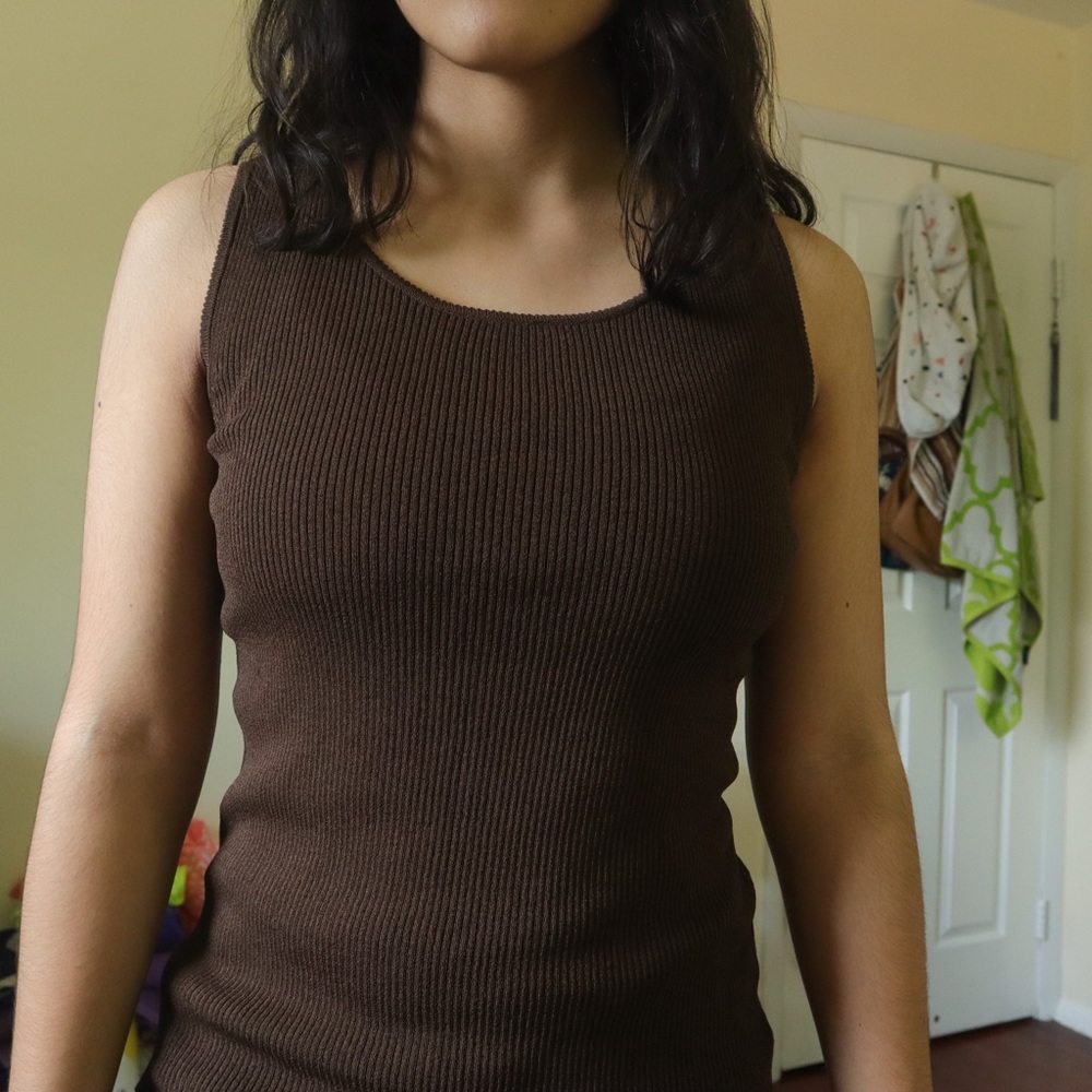 Brown Tank Top